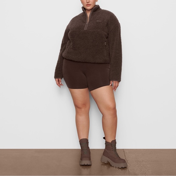 NWT SKIMS Teddy Pullover in Espresso 2X - SOLD OUT ONLINE - Picture 1 of 10